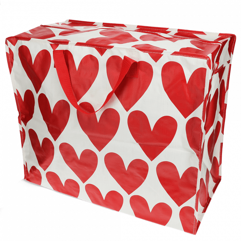 Rex London Jumbo Storage Bag - Hearts