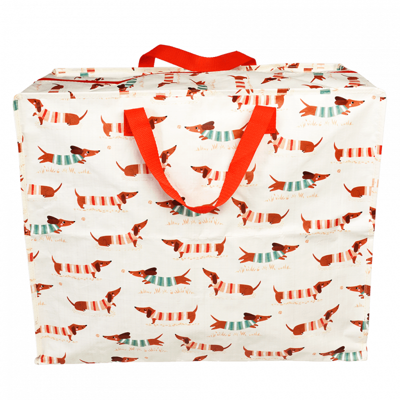 Rex London Jumbo Storage Bag - Sausage Dog