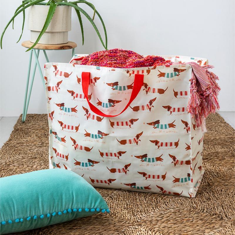 rex london Jumbo storage bag - Sausage Dog