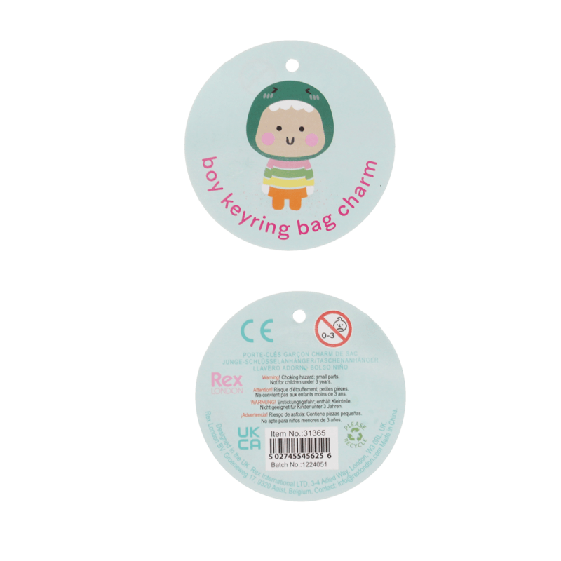 Rex London Keyring Bag Charm - Boy