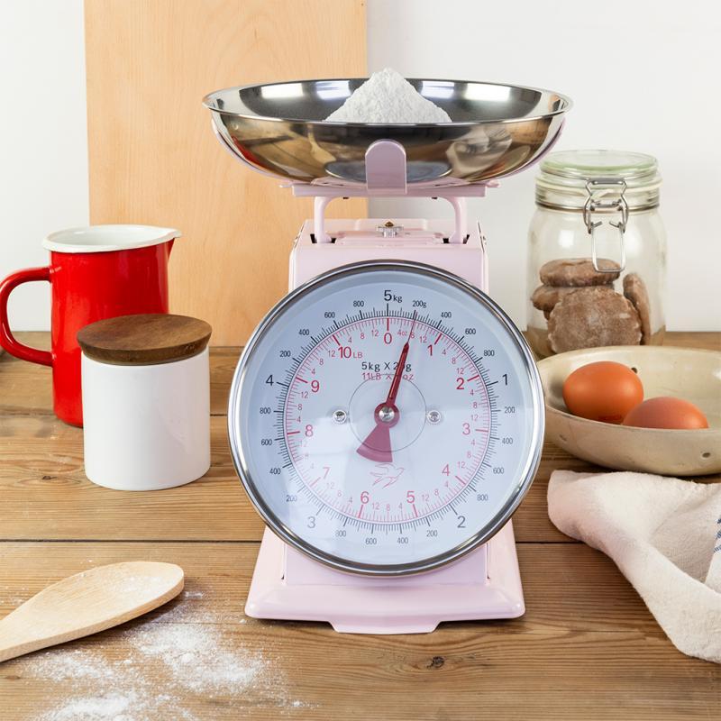 rex london Kitchen scales - light pink