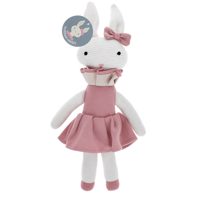 Rex London Knitted Soft Toy - Bunny