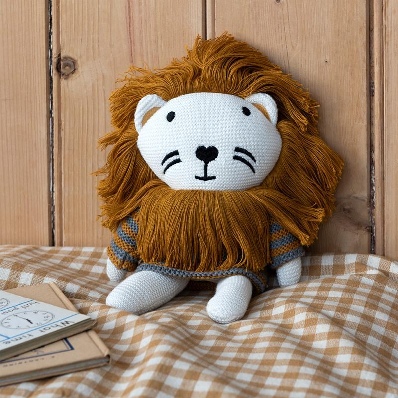 rex london Knitted soft toy - Lion