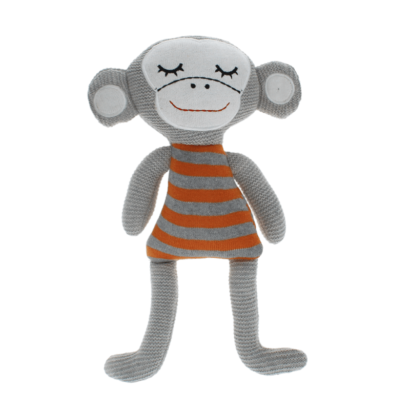Rex London Knitted Soft Toy - Monkey