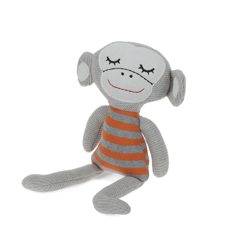 Rex London Knitted Soft Toy - Monkey
