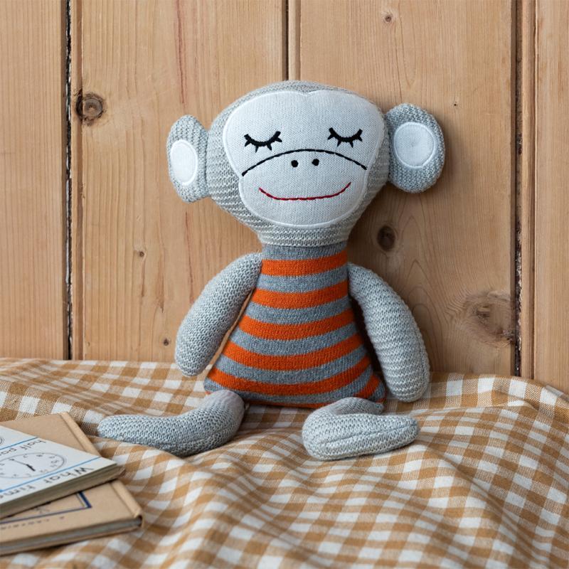rex london Knitted soft toy - Monkey