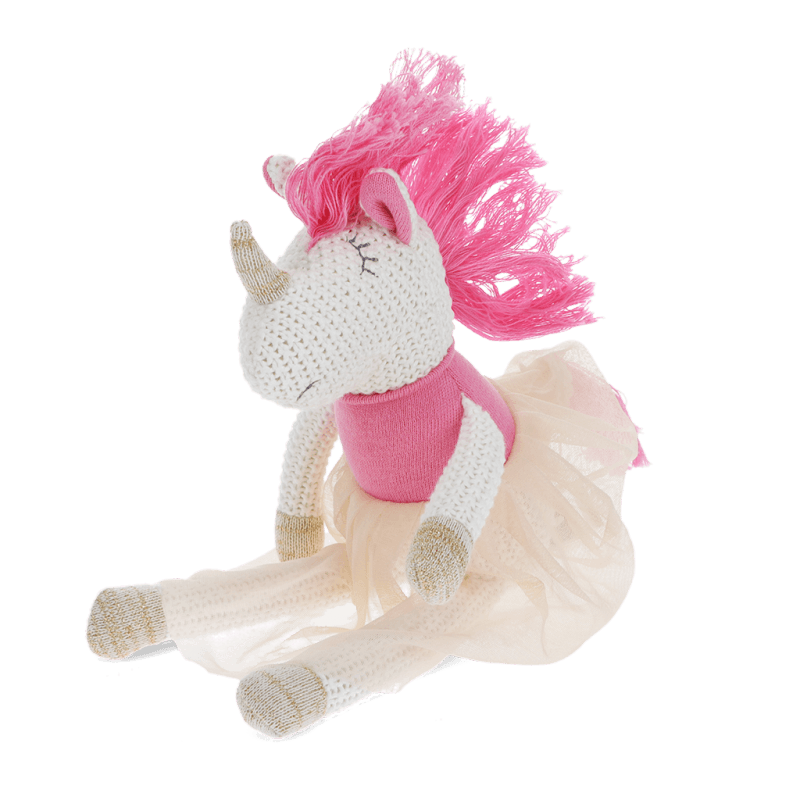 Rex London Knitted Soft Toy - Unicorn