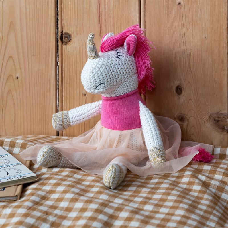 rex london Knitted soft toy - Unicorn