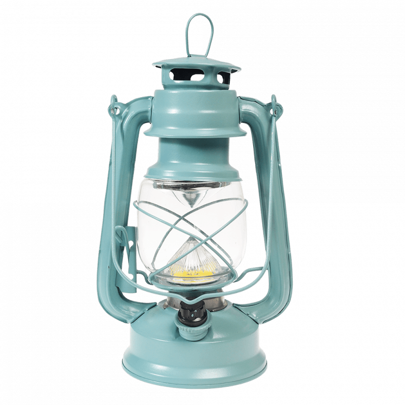 Rex London LED Hurricane Lantern - Light Blue