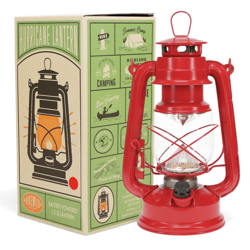 Rex London LED Hurricane Lantern - Red