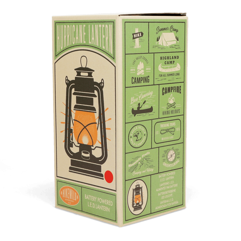 Rex London LED Hurricane Lantern - Red