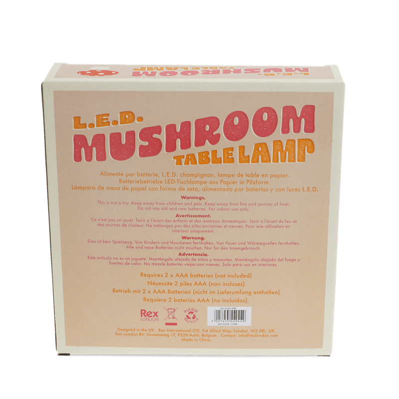 Rex London LED Mushroom Table Lamp
