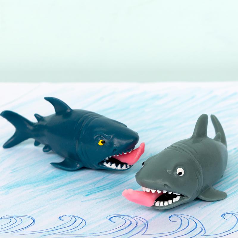 rex london Leg-biting shark squeezy toy - Assorted