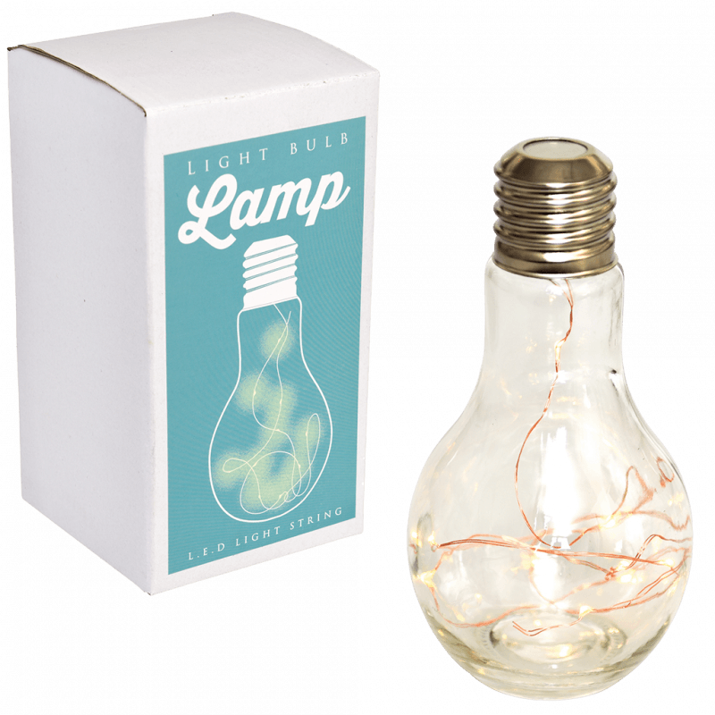 rex london Light bulb shape table LED lamp