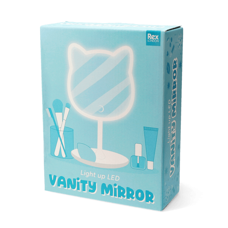 Rex London Light Up Vanity Mirror - Cat