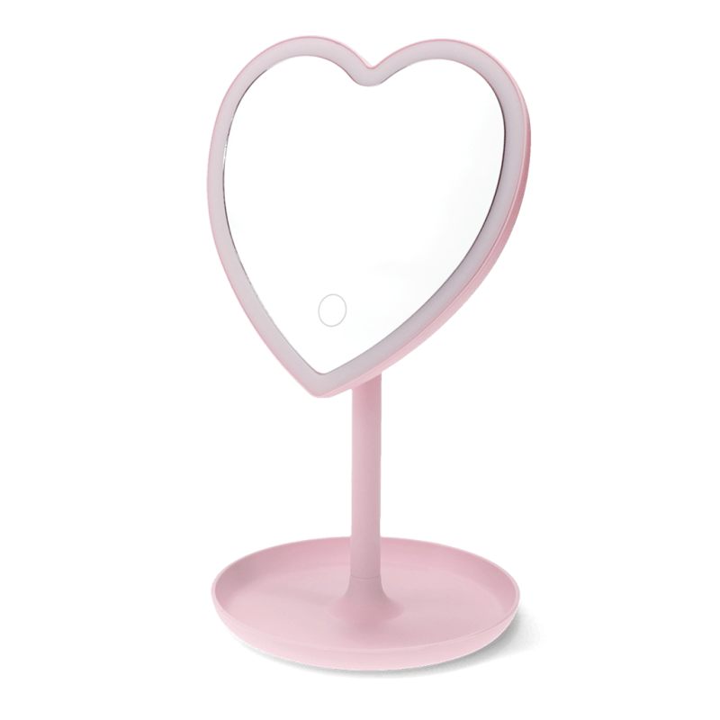 Rex London Light Up Vanity Mirror - Heart