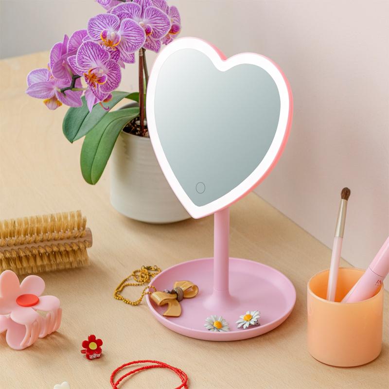 rex london Light up vanity mirror - Heart