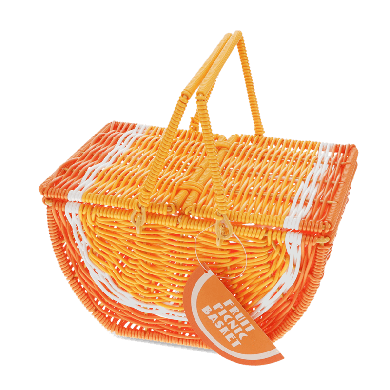 Rex London Little Fruit Picnic Basket - Orange