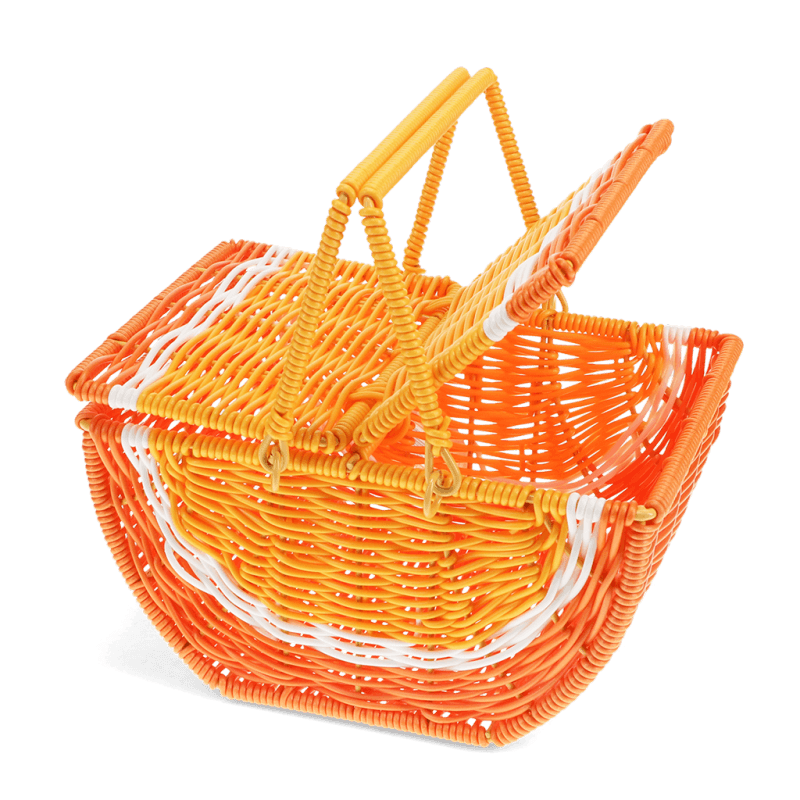 Rex London Little Fruit Picnic Basket - Orange