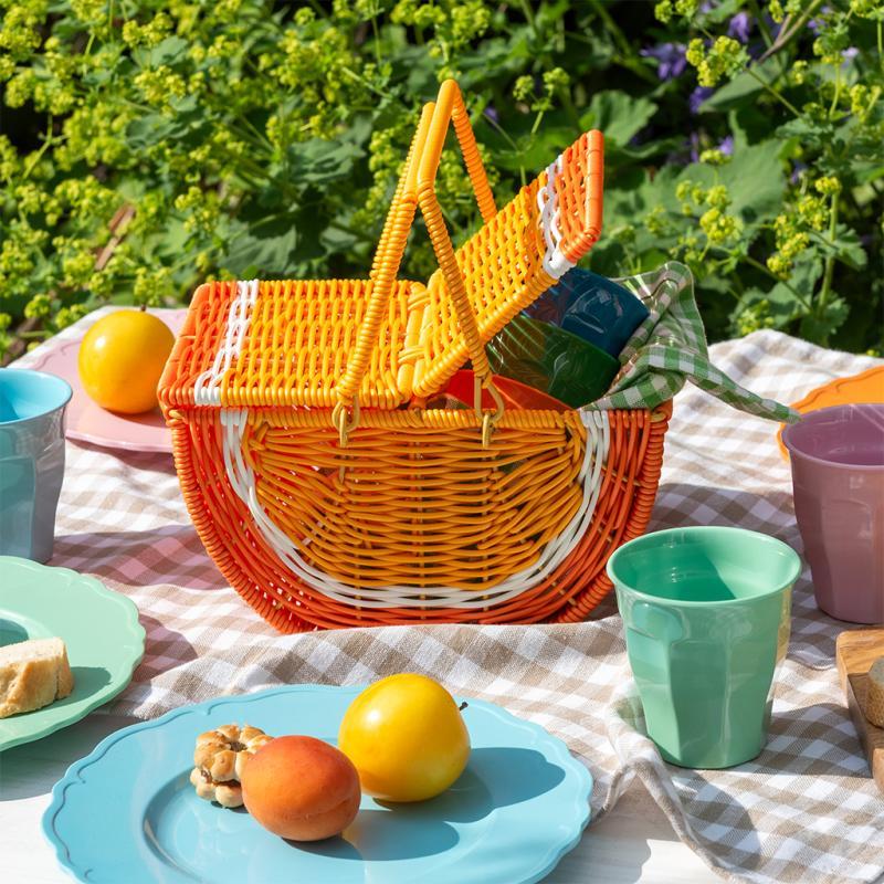 rex london Little fruit picnic basket - Orange