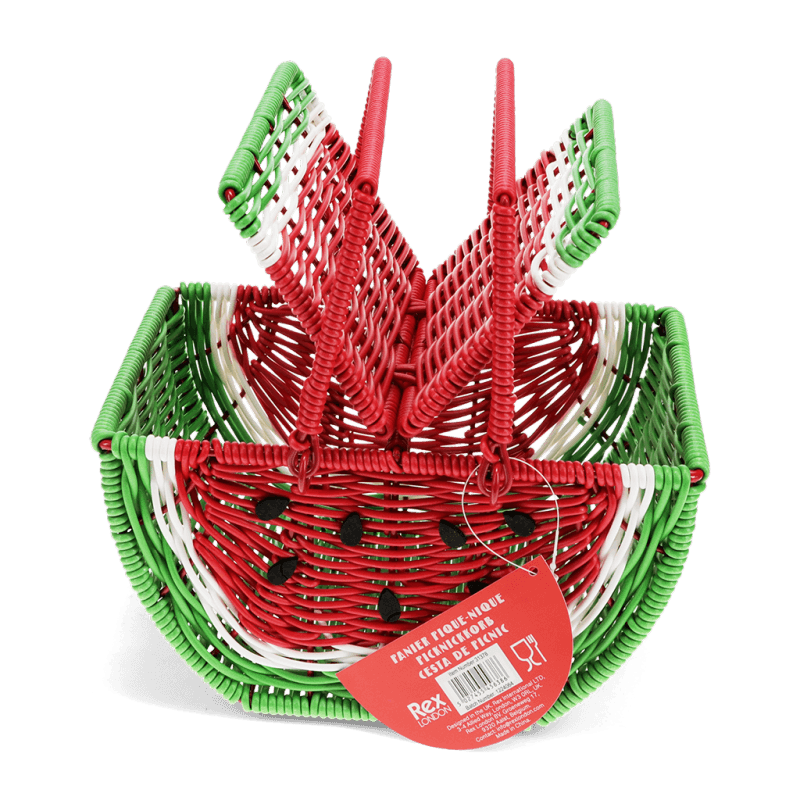 Rex London Little Fruit Picnic Basket - Watermelon