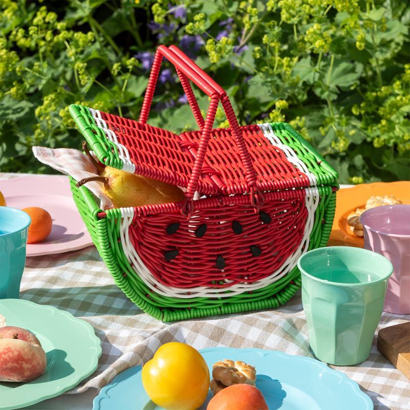 rex london Little fruit picnic basket - Watermelon