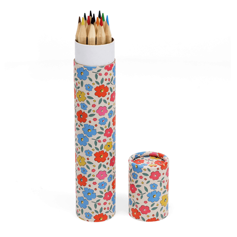 Rex London Long Tube Of Colouring Pencils - Tilde