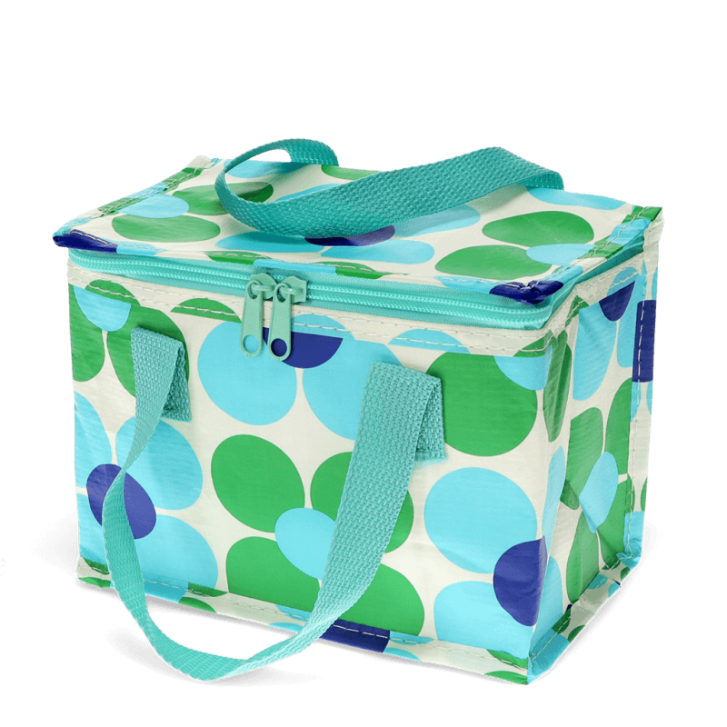 Rex London Lunch Bag - Blue And Green Daisy