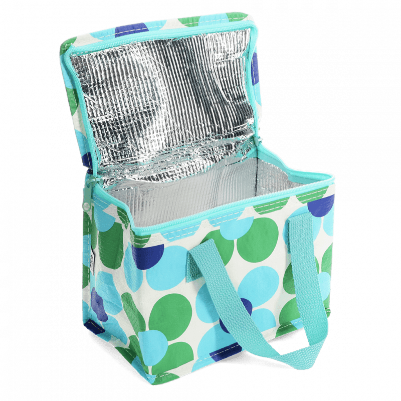 Rex London Lunch Bag - Blue And Green Daisy