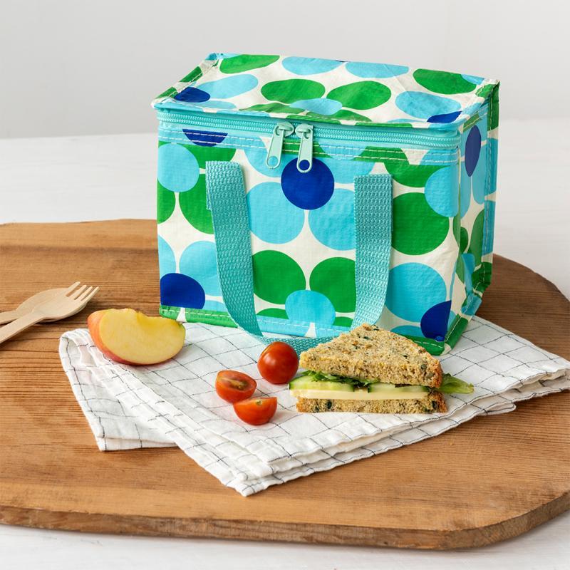 rex london Lunch bag - Blue and green Daisy
