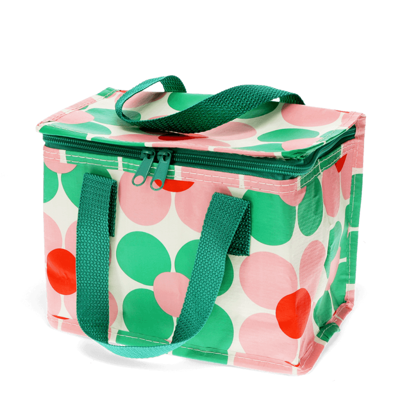 Rex London Lunch Bag - Pink And Green Daisy