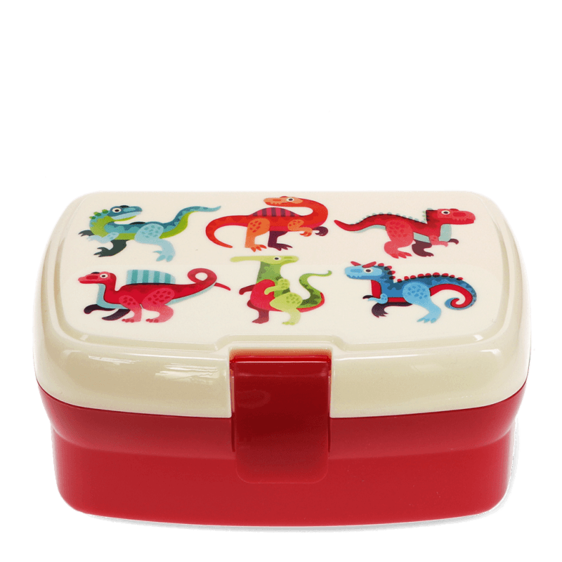 Rex London Lunch Box With Tray - Baby Dinos