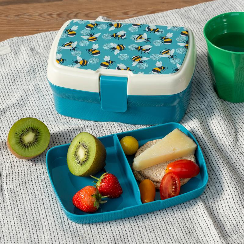 rex london Lunch box with tray - Bumblebee