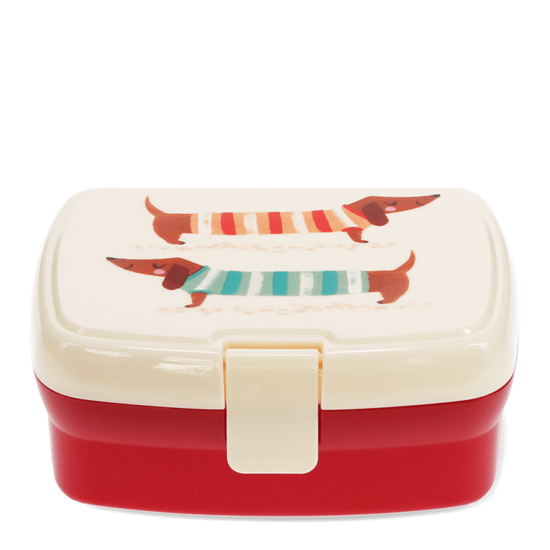 Rex London Lunch Box With Tray - Sausage Dog