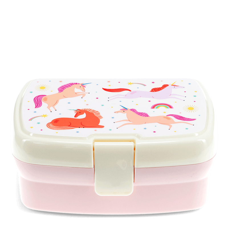 Rex London Lunch Box With Tray - Unicorn