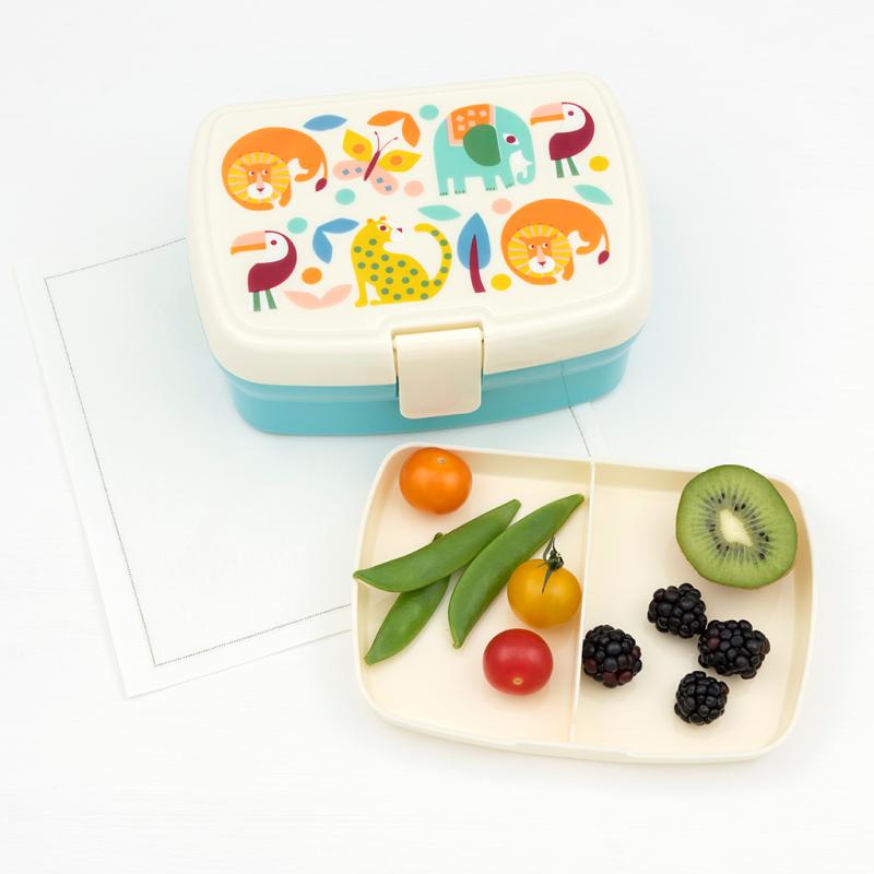 rex london Lunch box with tray - Wild Wonders