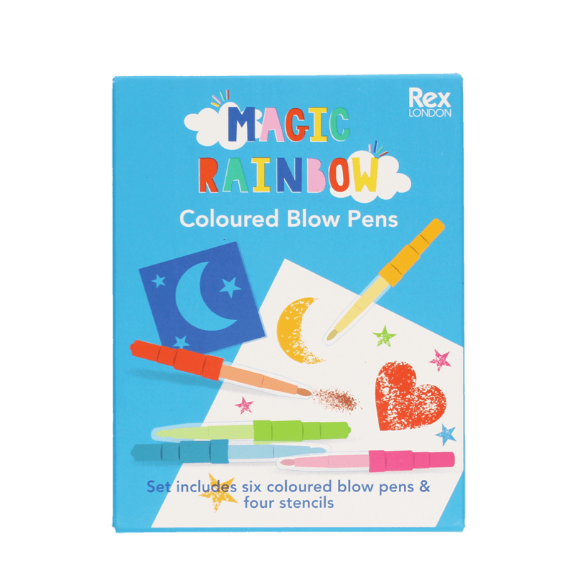 Rex London Magic Rainbow Coloured Blow Pens