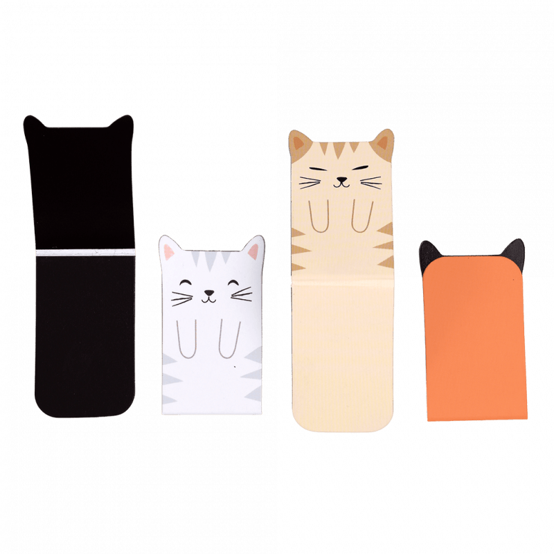 Rex London Magnetic Bookmarks (set Of 4) - Cats
