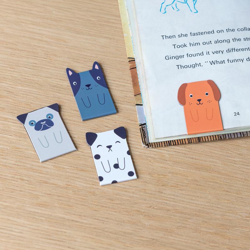 rex london Magnetic bookmarks (set of 4) - dogs