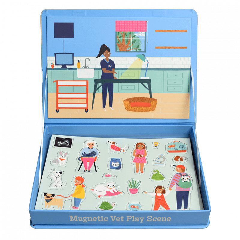 Rex London Magnetic Vet Play Scene Set (75 Pieces)