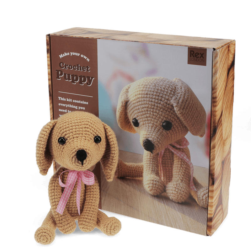 Rex London Make Your Own Crochet Animal Kit - Puppy