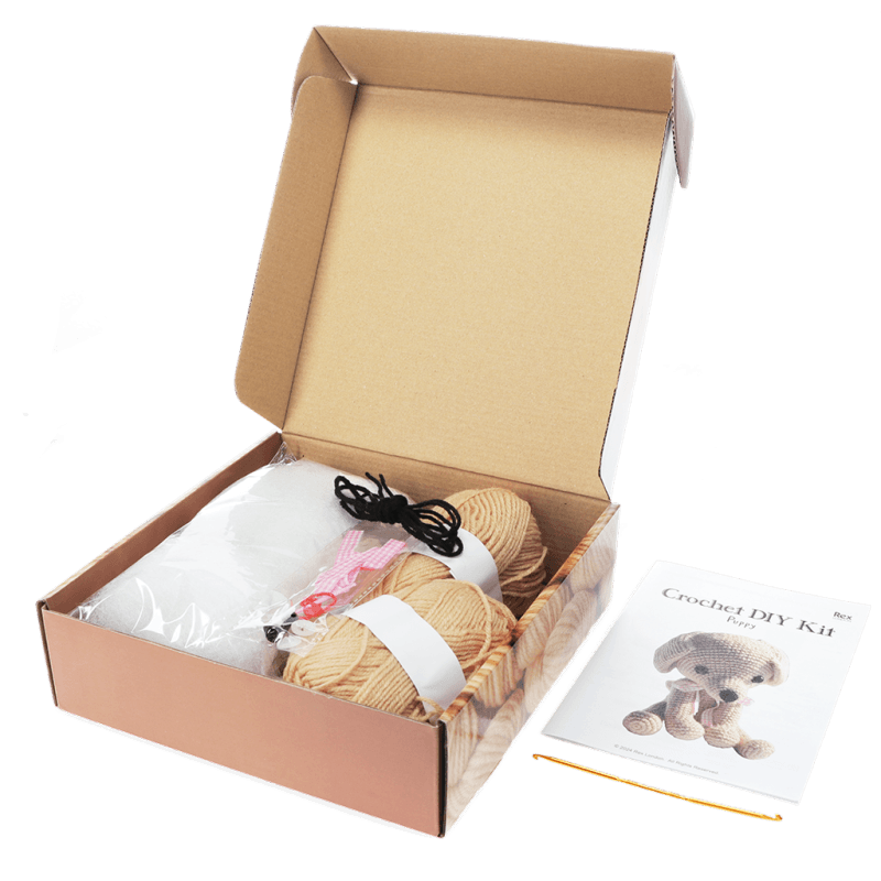 Rex London Make Your Own Crochet Animal Kit - Puppy