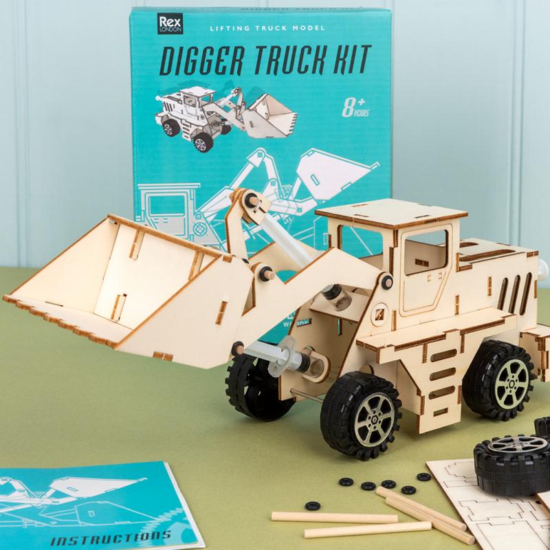 rex london Make your own hydraulic digger truck
