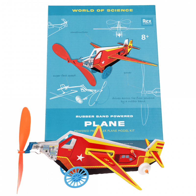 Rex London Make Your Own Rubber Band-powered Plane