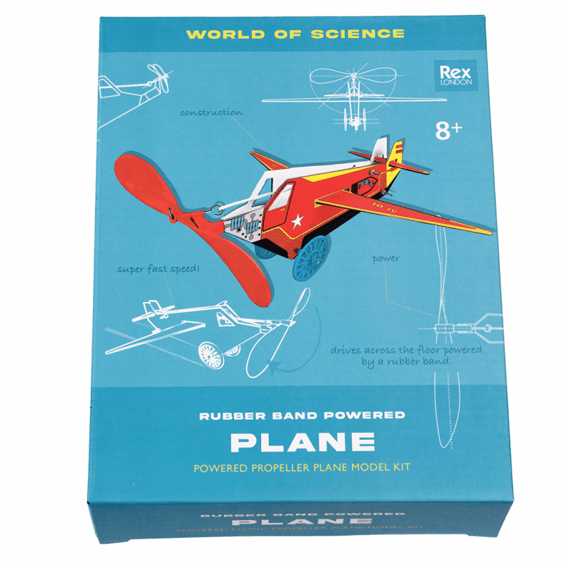 Rex London Make Your Own Rubber Band-powered Plane