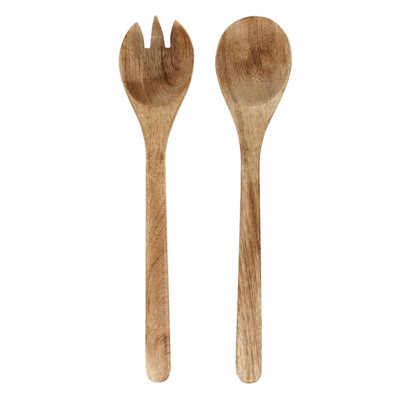 Rex London Mango Wood Salad Server Set
