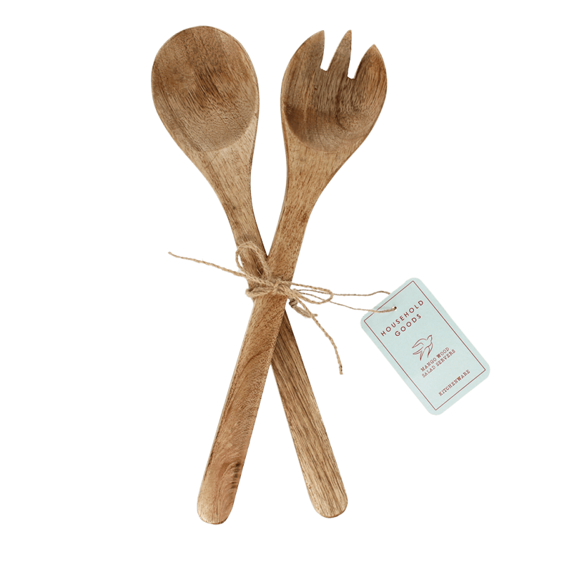 Rex London Mango Wood Salad Server Set