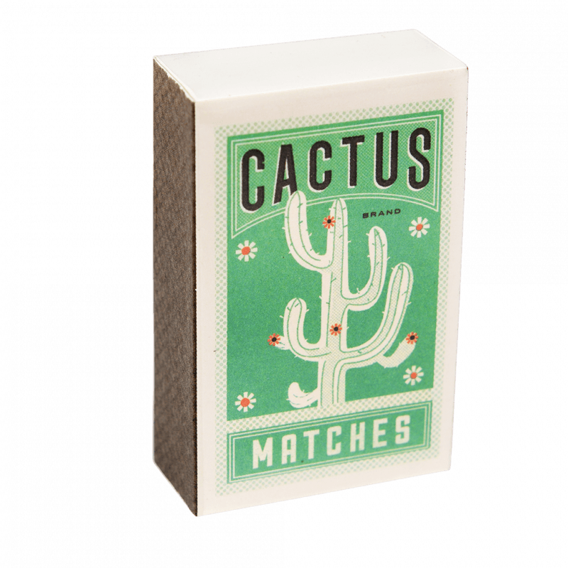 Rex London Matchbox Size Notepad - Cactus