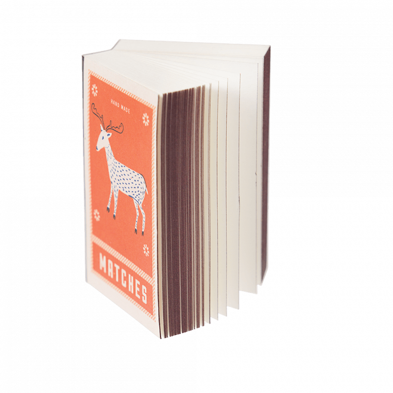 Rex London Matchbox Size Notepad - Deer