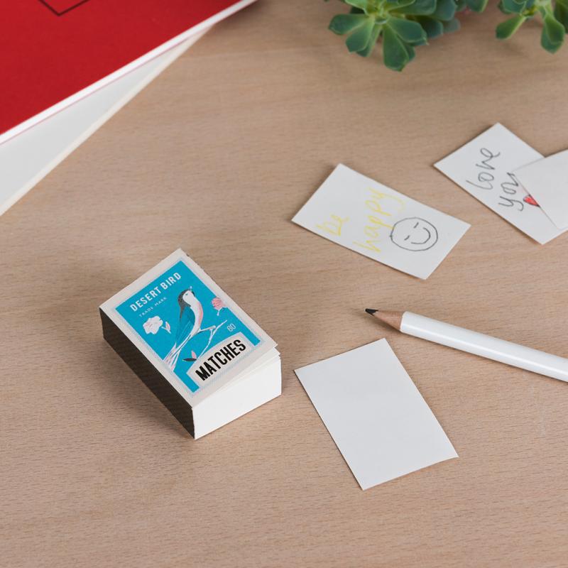 rex london Matchbox size notepad - Desert Bird